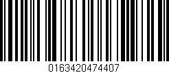 Código de barras (EAN, GTIN, SKU, ISBN): '0163420474407'