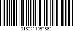Código de barras (EAN, GTIN, SKU, ISBN): '0163711357563'