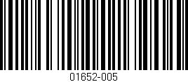 Código de barras (EAN, GTIN, SKU, ISBN): '01652-005'