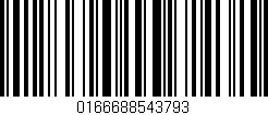 Código de barras (EAN, GTIN, SKU, ISBN): '0166688543793'
