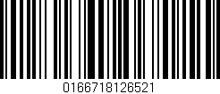 Código de barras (EAN, GTIN, SKU, ISBN): '0166718126521'