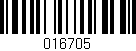 Código de barras (EAN, GTIN, SKU, ISBN): '016705'