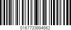 Código de barras (EAN, GTIN, SKU, ISBN): '0167733894662'