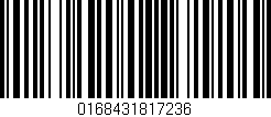 Código de barras (EAN, GTIN, SKU, ISBN): '0168431817236'