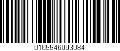 Código de barras (EAN, GTIN, SKU, ISBN): '0169946003084'