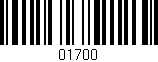 Código de barras (EAN, GTIN, SKU, ISBN): '01700'