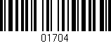 Código de barras (EAN, GTIN, SKU, ISBN): '01704'