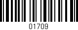 Código de barras (EAN, GTIN, SKU, ISBN): '01709'