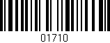 Código de barras (EAN, GTIN, SKU, ISBN): '01710'