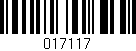 Código de barras (EAN, GTIN, SKU, ISBN): '017117'