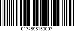 Código de barras (EAN, GTIN, SKU, ISBN): '0174595160897'