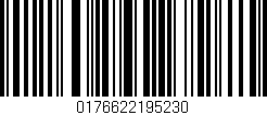 Código de barras (EAN, GTIN, SKU, ISBN): '0176622195230'