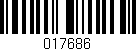Código de barras (EAN, GTIN, SKU, ISBN): '017686'