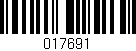 Código de barras (EAN, GTIN, SKU, ISBN): '017691'