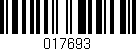 Código de barras (EAN, GTIN, SKU, ISBN): '017693'