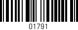 Código de barras (EAN, GTIN, SKU, ISBN): '01791'