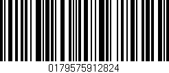 Código de barras (EAN, GTIN, SKU, ISBN): '0179575912824'