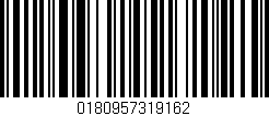 Código de barras (EAN, GTIN, SKU, ISBN): '0180957319162'