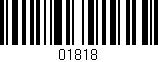 Código de barras (EAN, GTIN, SKU, ISBN): '01818'