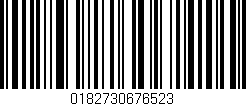 Código de barras (EAN, GTIN, SKU, ISBN): '0182730676523'