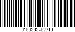 Código de barras (EAN, GTIN, SKU, ISBN): '0183333482719'