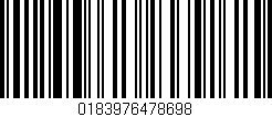 Código de barras (EAN, GTIN, SKU, ISBN): '0183976478698'