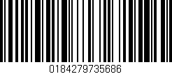 Código de barras (EAN, GTIN, SKU, ISBN): '0184279735686'