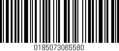 Código de barras (EAN, GTIN, SKU, ISBN): '0185073065580'