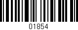 Código de barras (EAN, GTIN, SKU, ISBN): '01854'