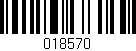 Código de barras (EAN, GTIN, SKU, ISBN): '018570'