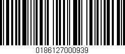 Código de barras (EAN, GTIN, SKU, ISBN): '0186127000939'