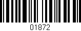 Código de barras (EAN, GTIN, SKU, ISBN): '01872'