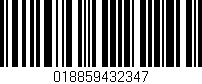 Código de barras (EAN, GTIN, SKU, ISBN): '018859432347'