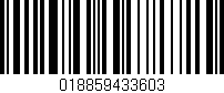 Código de barras (EAN, GTIN, SKU, ISBN): '018859433603'