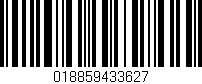 Código de barras (EAN, GTIN, SKU, ISBN): '018859433627'