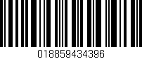 Código de barras (EAN, GTIN, SKU, ISBN): '018859434396'