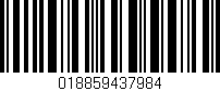 Código de barras (EAN, GTIN, SKU, ISBN): '018859437984'