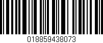Código de barras (EAN, GTIN, SKU, ISBN): '018859438073'