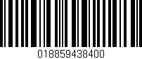 Código de barras (EAN, GTIN, SKU, ISBN): '018859438400'