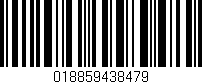 Código de barras (EAN, GTIN, SKU, ISBN): '018859438479'