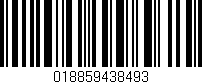 Código de barras (EAN, GTIN, SKU, ISBN): '018859438493'