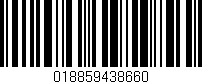 Código de barras (EAN, GTIN, SKU, ISBN): '018859438660'