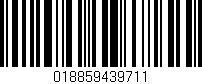 Código de barras (EAN, GTIN, SKU, ISBN): '018859439711'