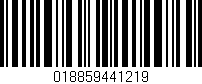 Código de barras (EAN, GTIN, SKU, ISBN): '018859441219'