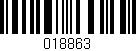 Código de barras (EAN, GTIN, SKU, ISBN): '018863'