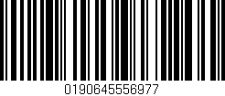 Código de barras (EAN, GTIN, SKU, ISBN): '0190645556977'