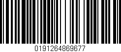 Código de barras (EAN, GTIN, SKU, ISBN): '0191264869677'