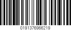 Código de barras (EAN, GTIN, SKU, ISBN): '0191376966219'