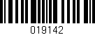 Código de barras (EAN, GTIN, SKU, ISBN): '019142'