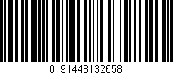 Código de barras (EAN, GTIN, SKU, ISBN): '0191448132658'